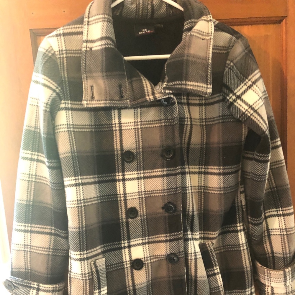 Fleece pea coat